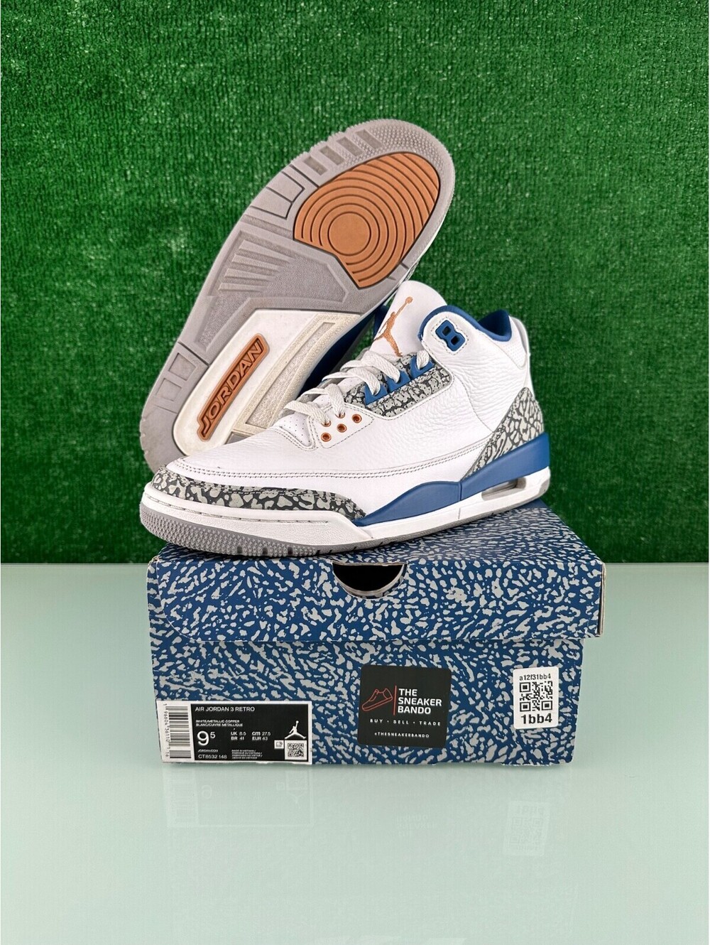 Size 9.5 - Jordan 3 Retro Mid Washington Wizards